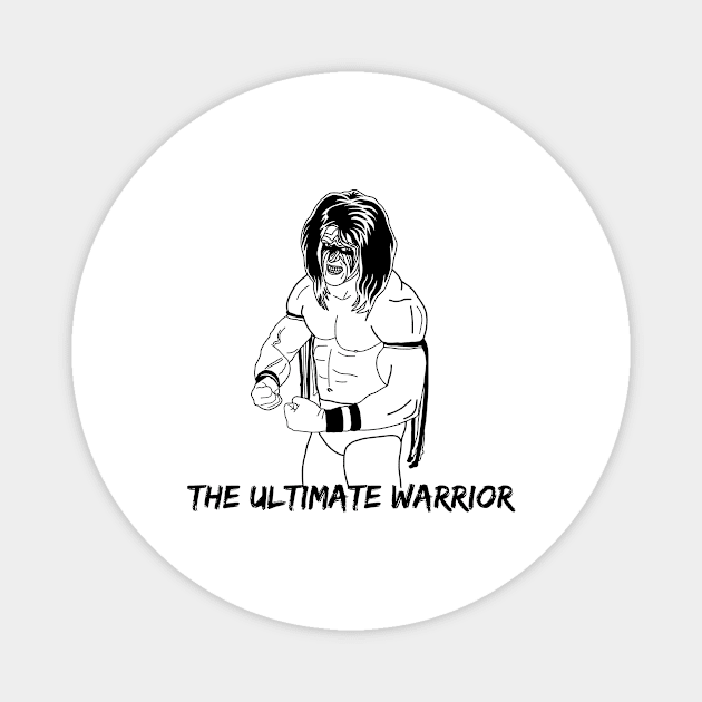 The Ultimate Warrior Magnet by 8mmattire